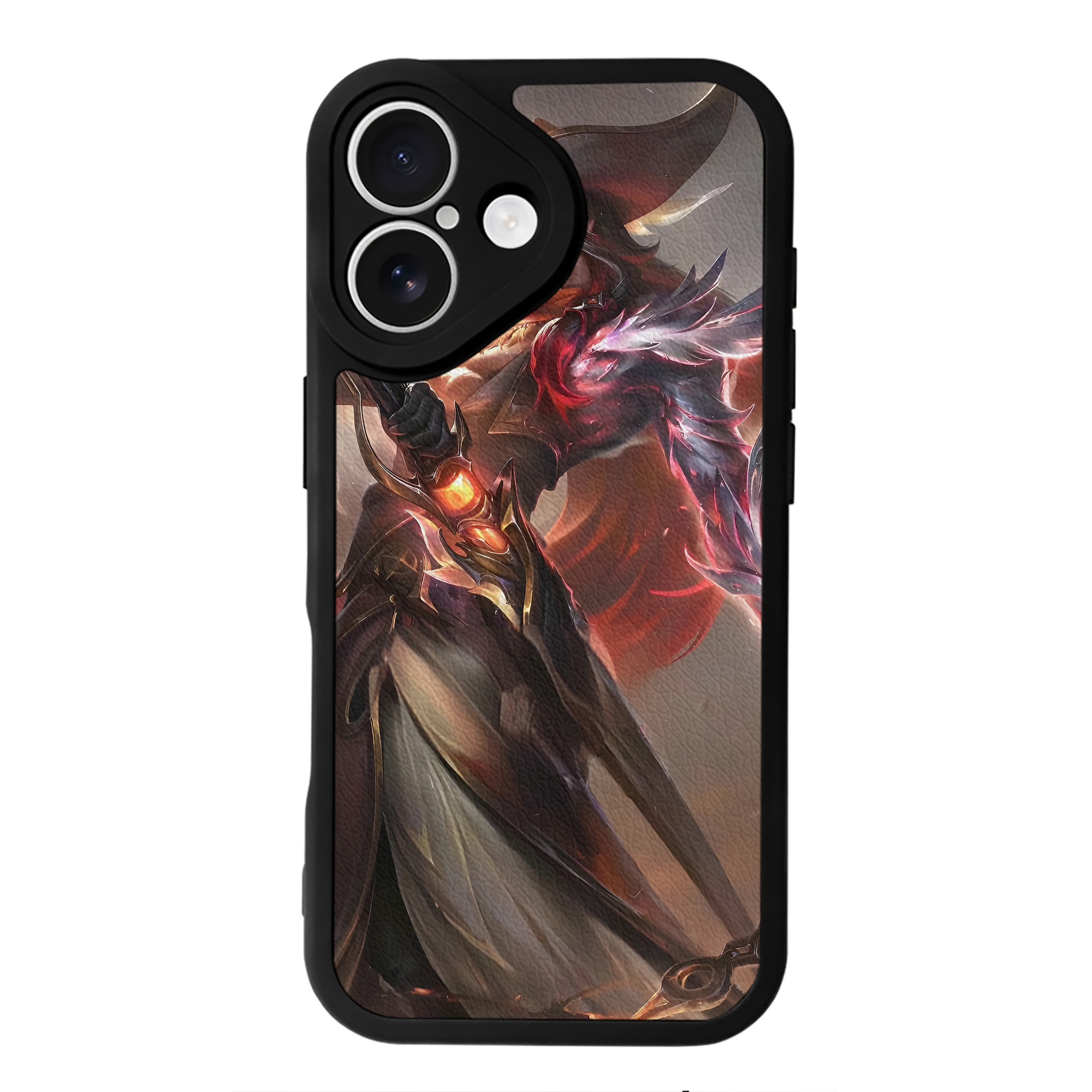 リーグ・オブ・レジェンド League of Legends LOL 【iPhone 16シリーズ対応】シリコンスマホケース（レザー調） 材質：シリコン